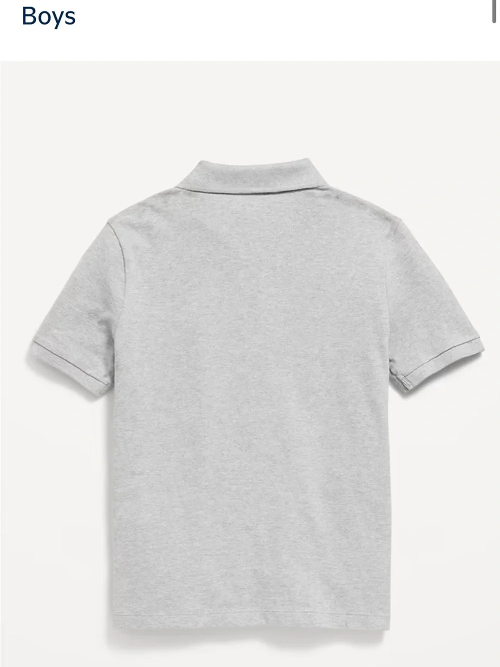 School Uniform Pique Polo Shirt